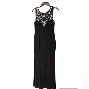 Betsy & Adam Womens formal Elegant Maxy Dress Size 10